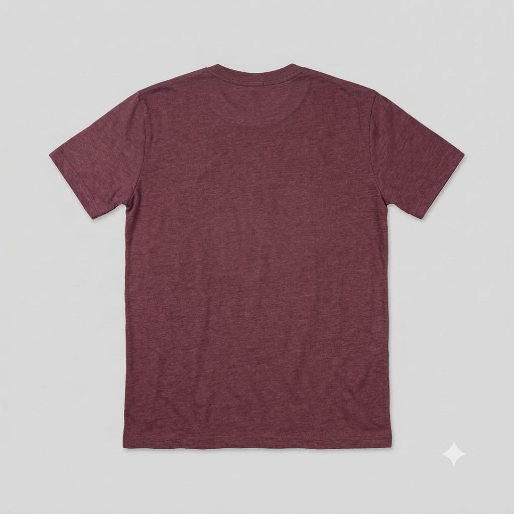 Burgundy Chaos Star Graphic T-Shirt