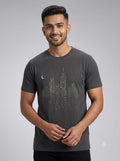 Charcoal Grey Urban Skyline T-Shirt