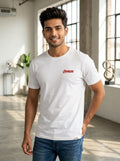White Marvel Avengers Graphic T-Shirt ( Back Printed)