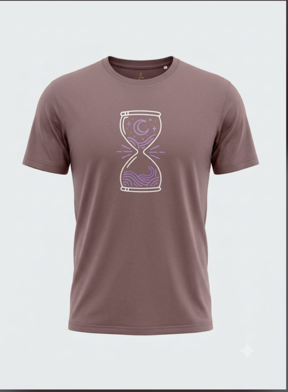 Mauve Time and Tide Graphic T-Shirt