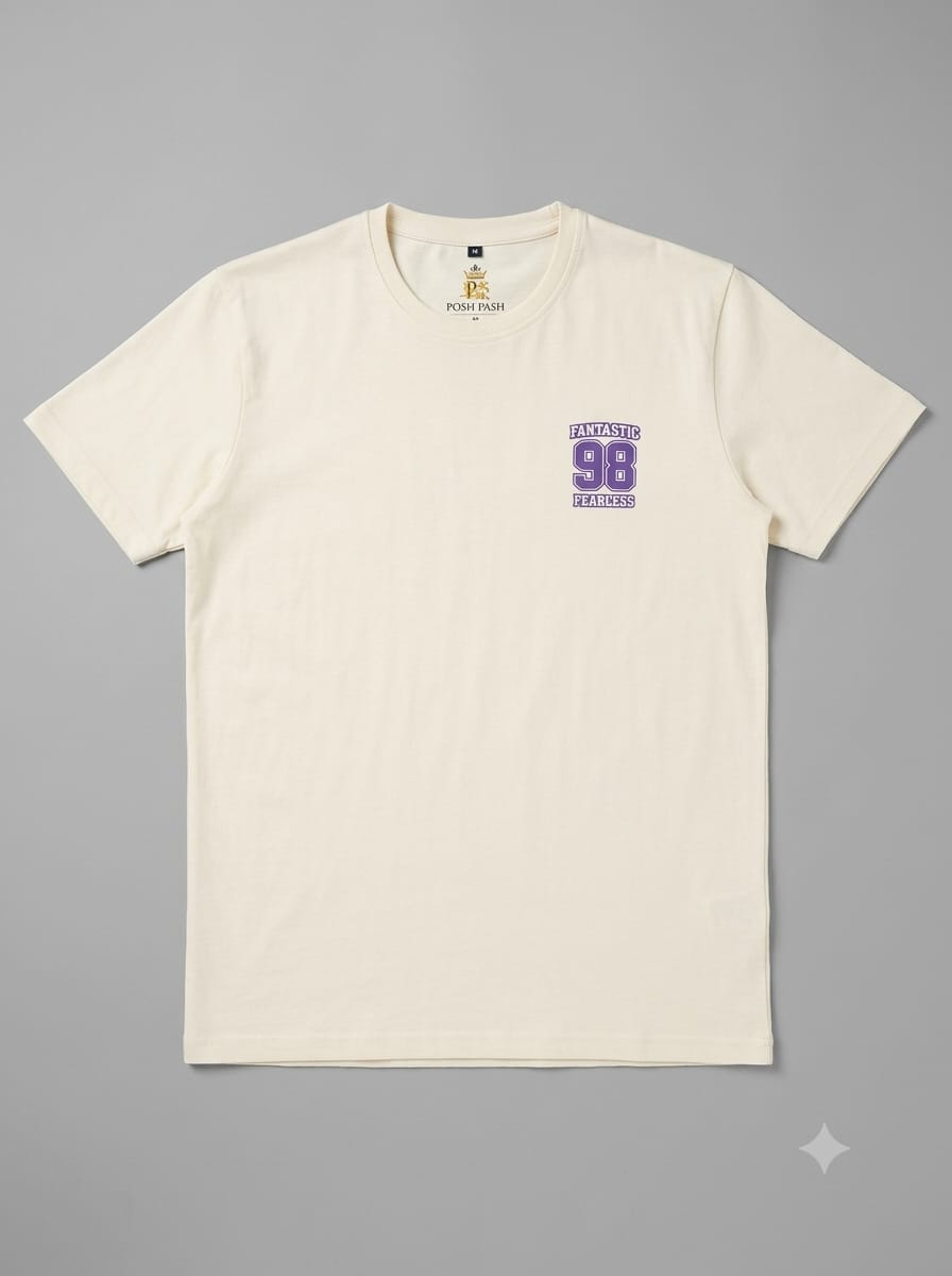 Off White Retro Fearless 98 Typographic T-Shirt