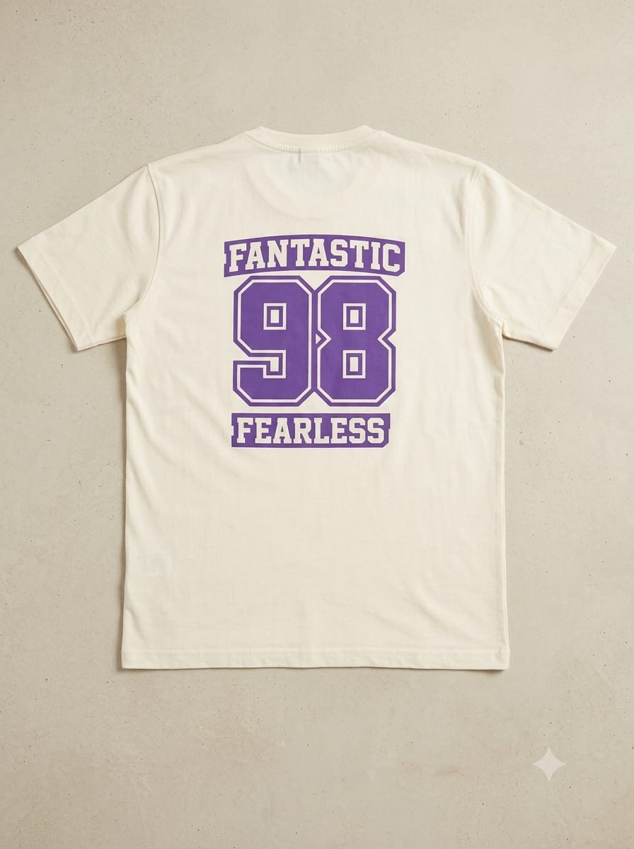 Off White Retro Fearless 98 Typographic T-Shirt