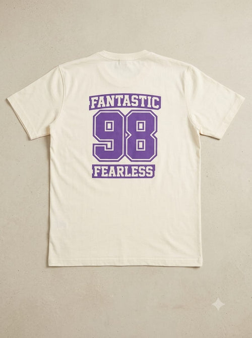 Off White Retro Fearless 98 Typographic T-Shirt
