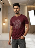 Maroon Nebula Graphic T-Shirt